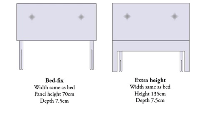 Bed Fix Double Headboard